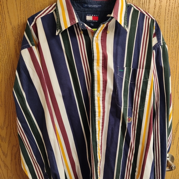Tommy Hilfiger Other - Tommy Hilfiger Multicolor Striped Men's Shirt